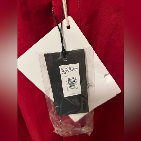 AX Armani Exchange Red Shirt Buttons Up Men's XL SLIM Fit - Picture 4 of 6